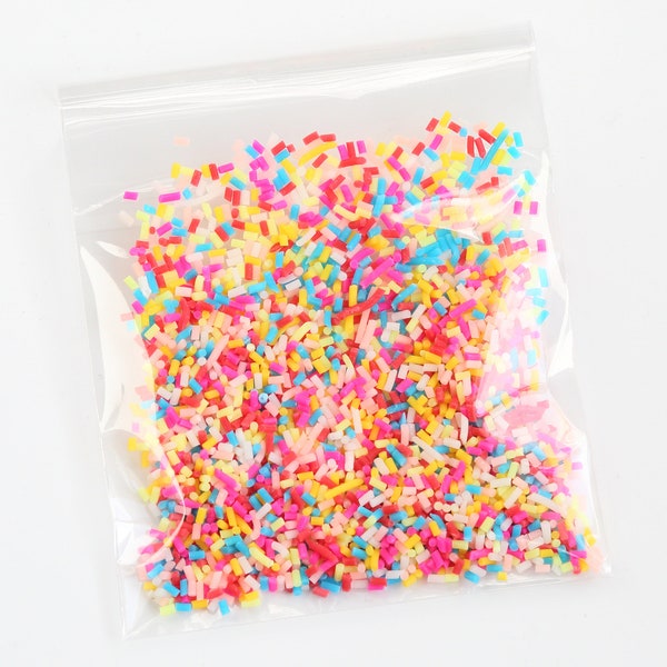 DIY Polymer Clay Sprinkles / 12g / Mixed colours / Various Sizes / Resin Art