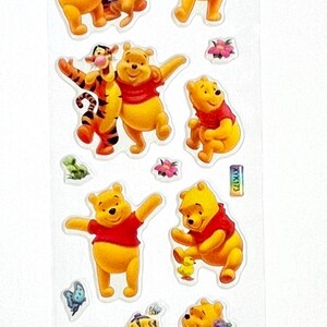 Pooh Aufkleber / Puffy Sticker / 3D Sticker / Bläschen Aufkleber / Cartoon Sticker