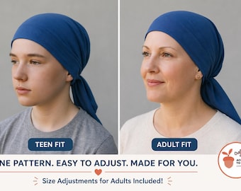 Molde para costura de turbante