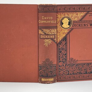 Antique David Copperfield Book Antique Charles Dickens Book Antique Literary Fiction Antique Books