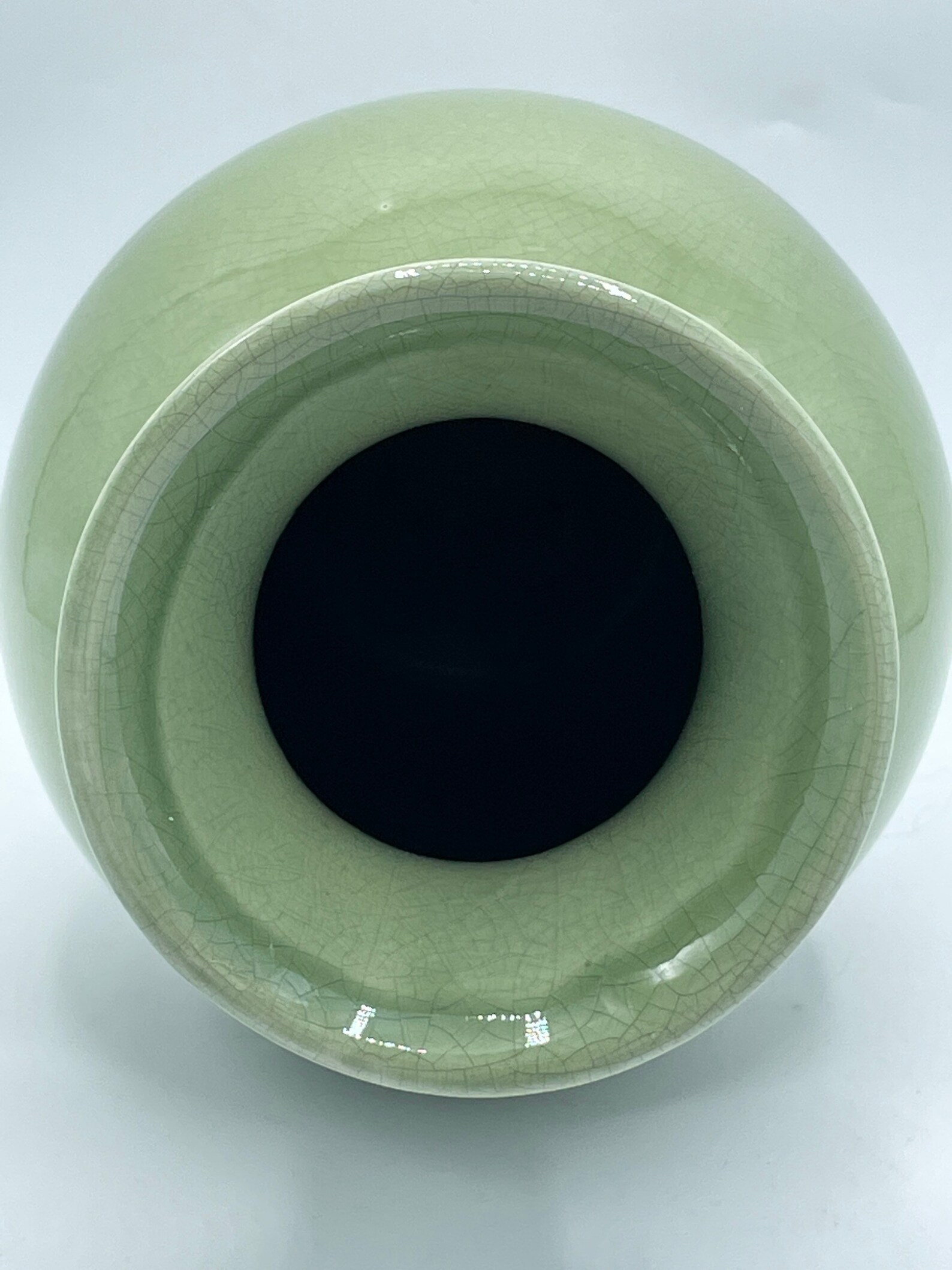 Vintage Celadon Green Porcelain Vase Vintage Celadon Vintage Etsy