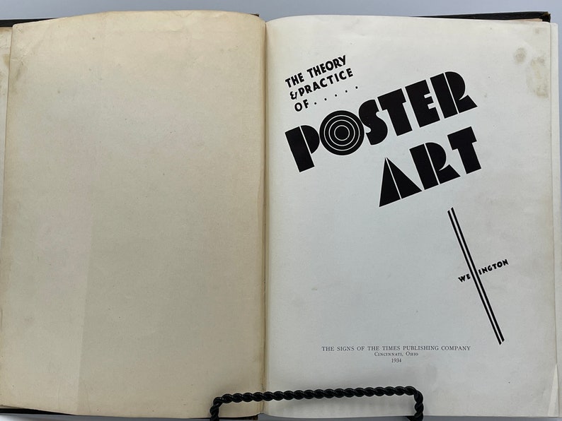 Vintage Illustrated Art Deco Art Book 1934 the Theory and Practice of