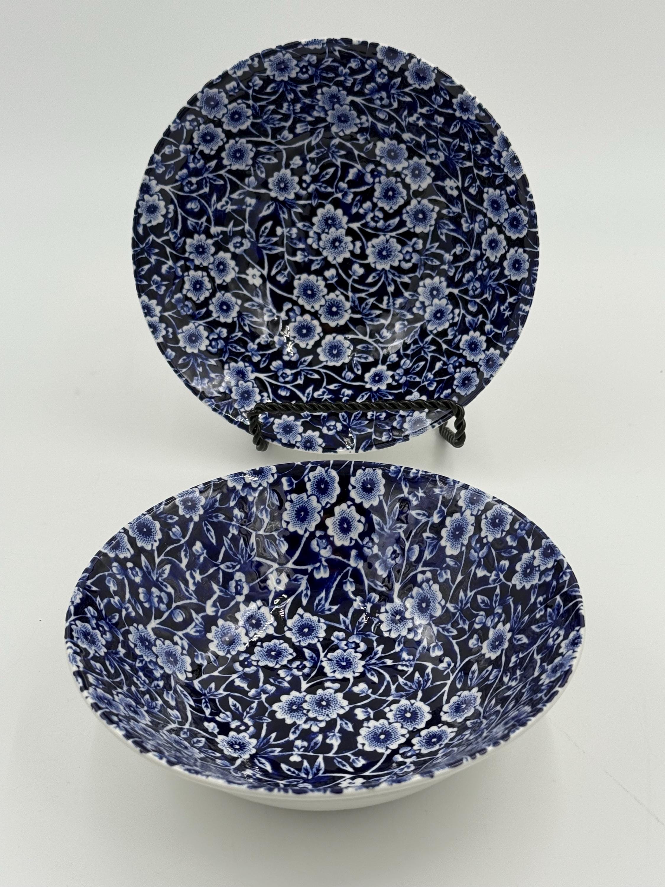 Blue Chintz Burleigh - Etsy