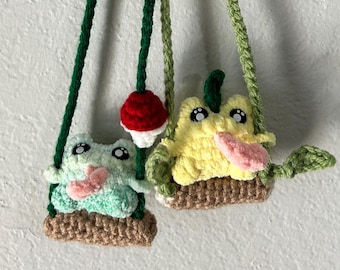 Frog on a Log Crochet Pattern PDF