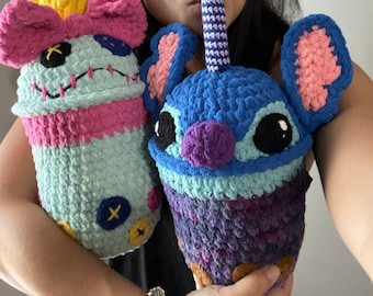 2-in-1 Hawaiian Friends Boba PDF Pattern Bundle