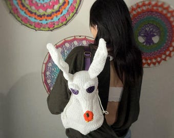 Ghost Puppy Backpack PDF Crochet Pattern