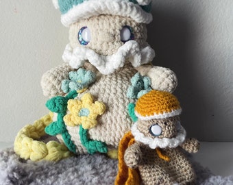 Mushroom Boi Backpack & Mini Pouch Crochet Pattern PDF