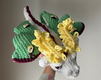 Luna the Moth Dragon PDF Crochet Pattern