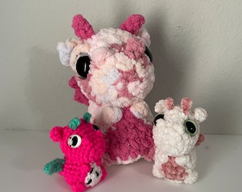 Low Sew Baby Dragon PDF Crochet Pattern