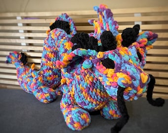 Snuggle Dragon Crochet Pattern PDF