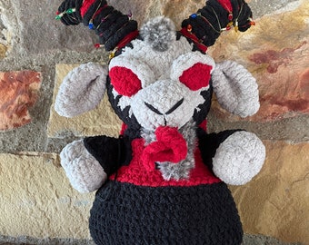 Krampus Goat Backpack Crochet Pattern PDF