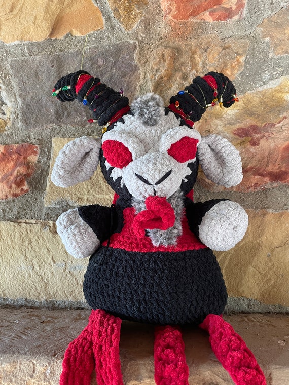 Krampus Goat Backpack Crochet Pattern PDF