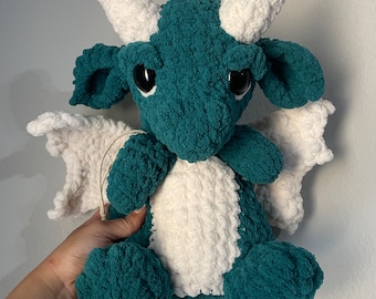 Dragon Pouch with Bat Mod PDF Crochet Pattern