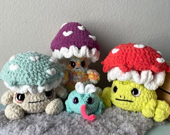 Mushroom Pals PDF Crochet Pattern