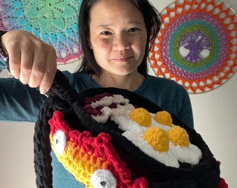 Breakfast Demon Bag/Plushie PDF Crochet Pattern