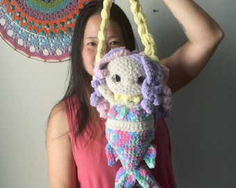 Mermaid Pouch and Plushie Crochet Pattern PDF
