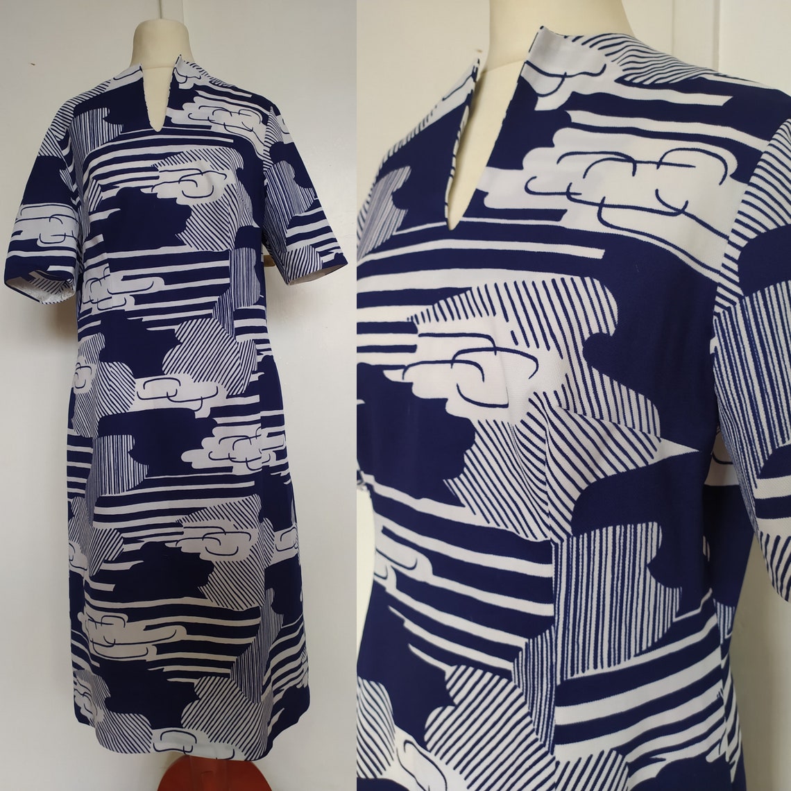 60's Vintage Dress Mod, foto 1 di 5