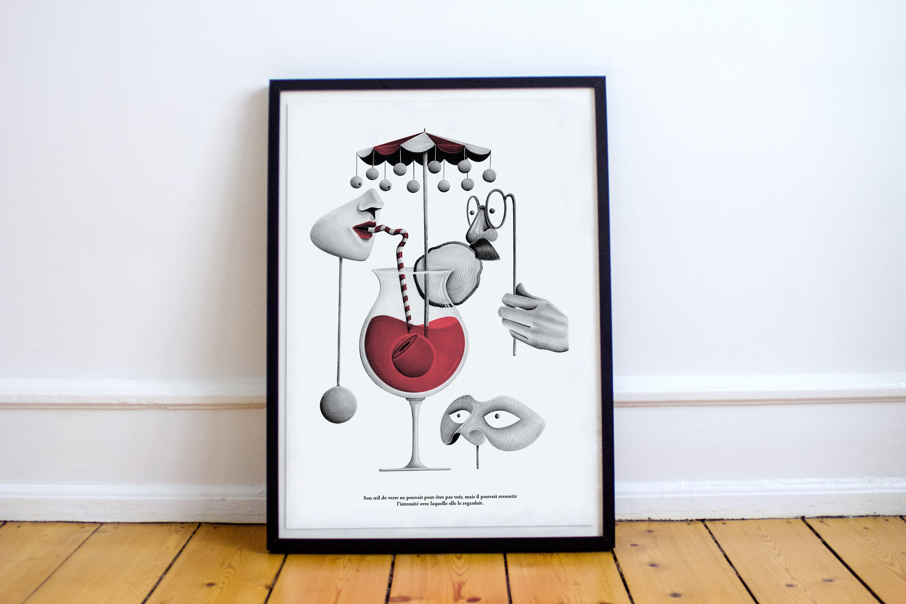 Illustration Décorative L'oeil de Verre