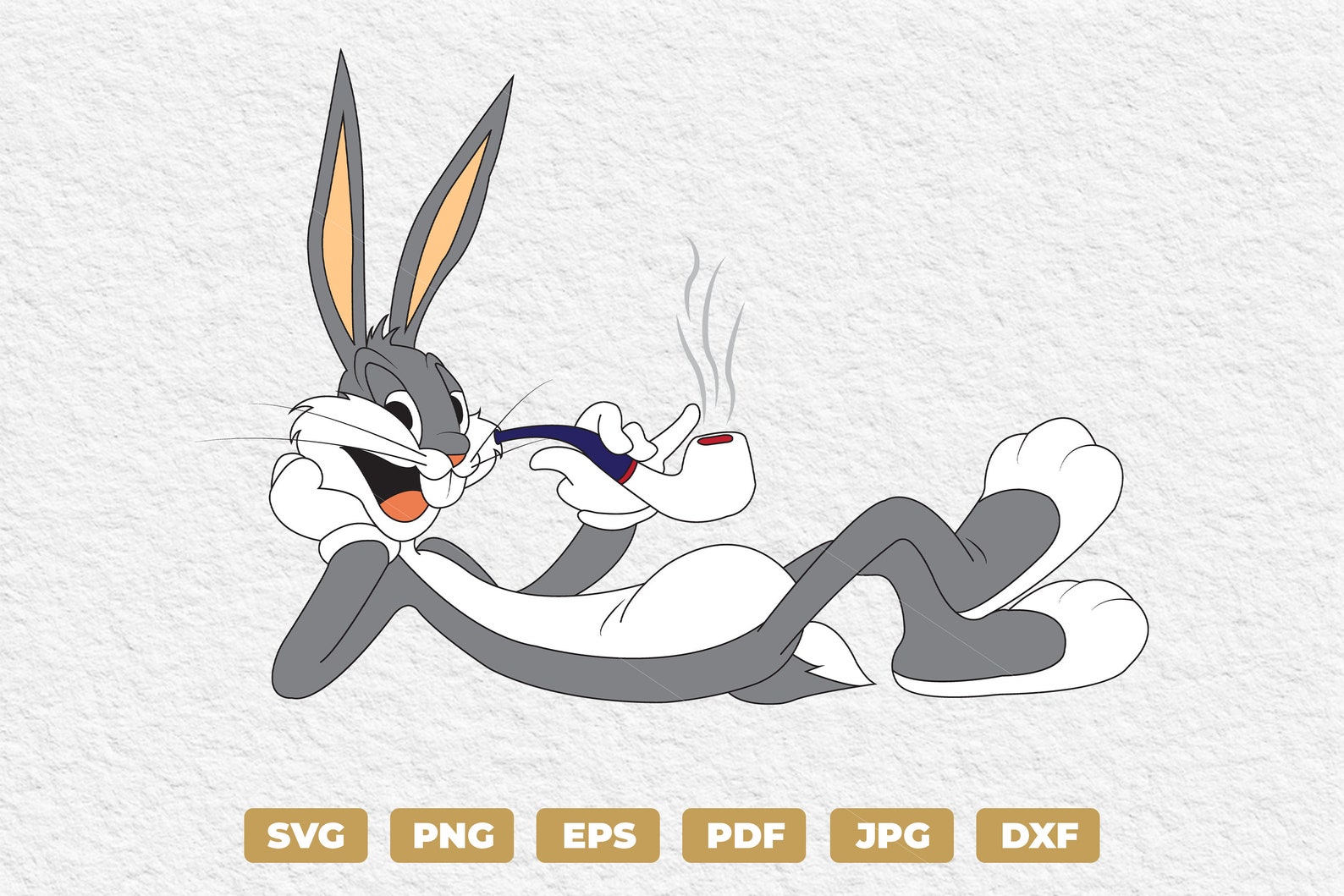 Looney Tunes Smoking Funny Style SVG For Commercial Use | Etsy