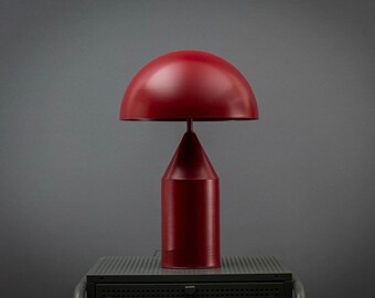 Lampe de bureau champignon, lampe de chevet vintage, lampe de bureau rétro, veilleuse champignon, lampe avec abat-jour dôme, lampe de salon