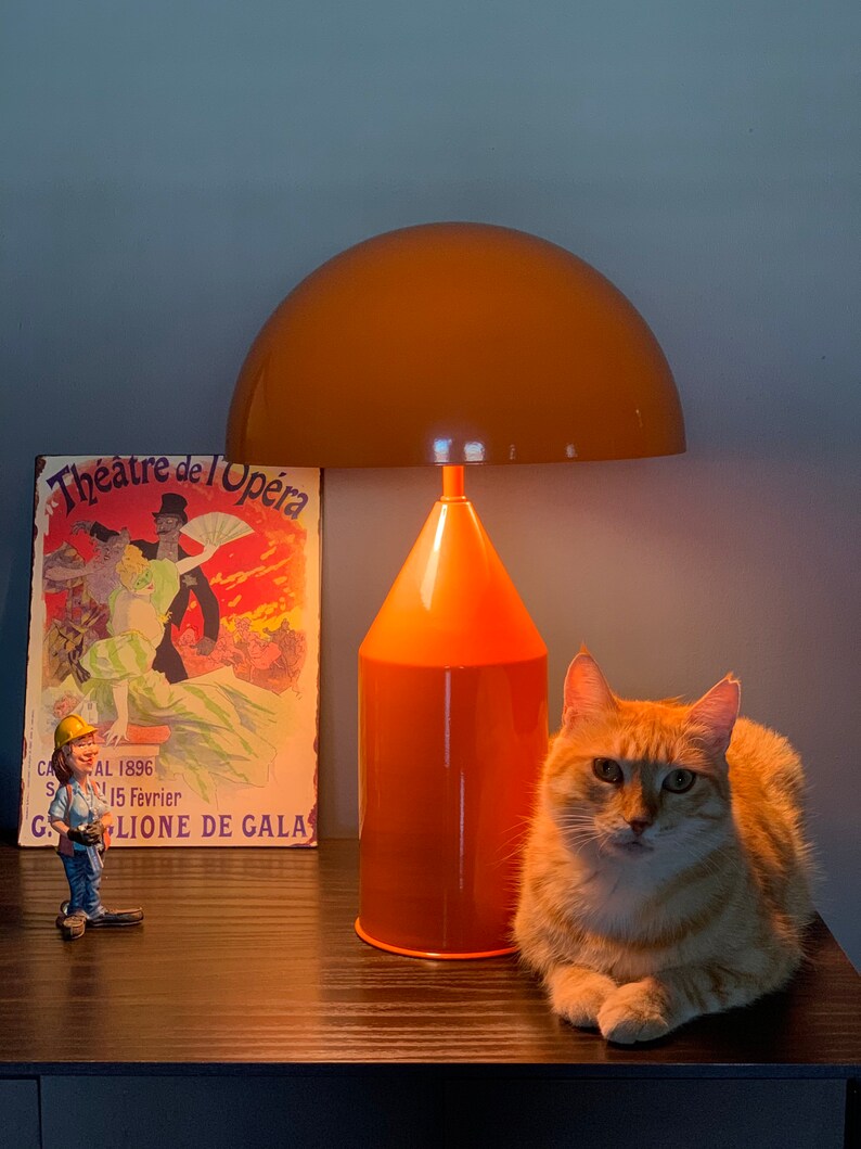 Lampe de chevet champignon minimaliste lampe industrielle image 2