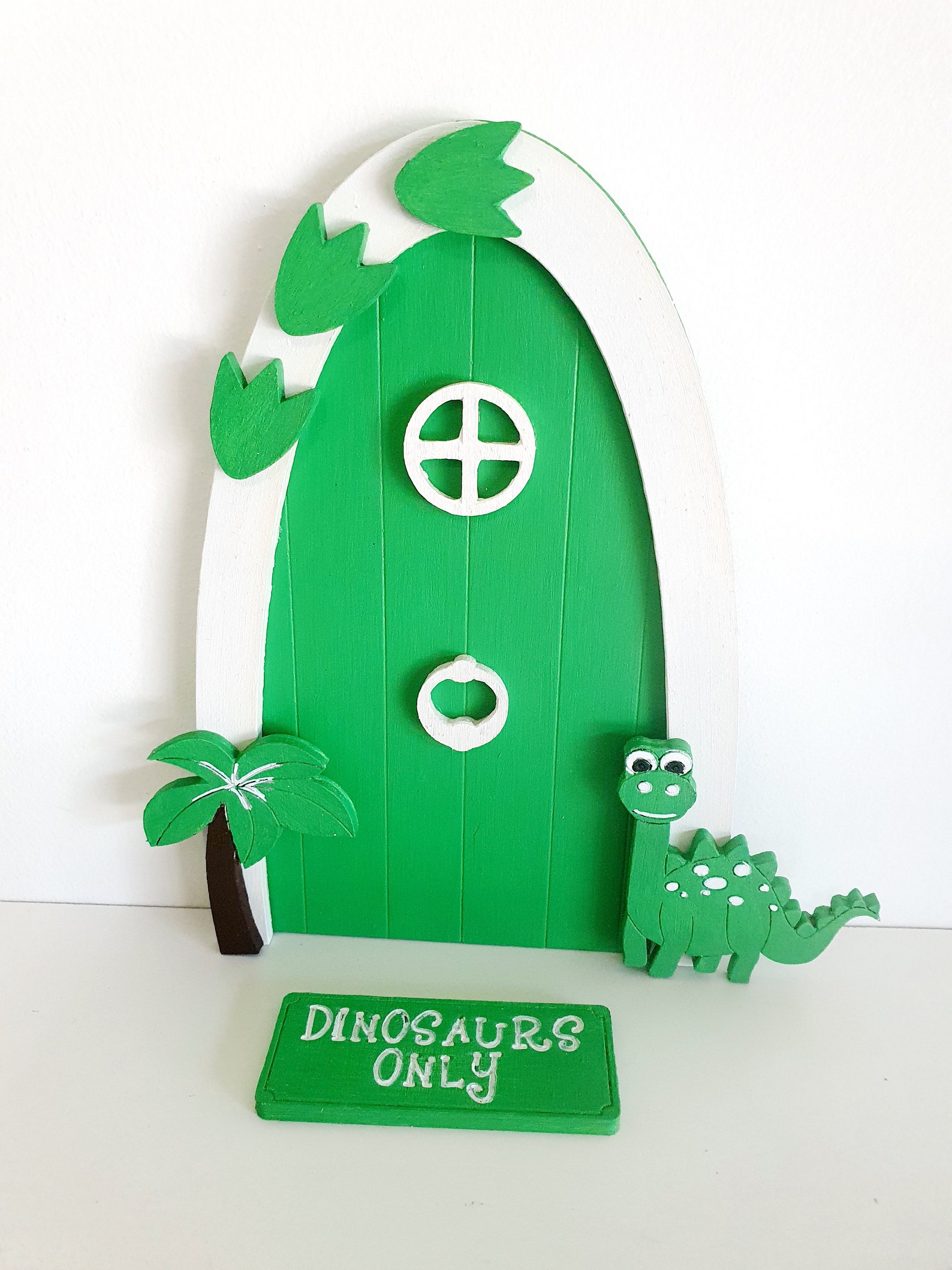 Puerta de hadas de dinosaurios juego de fingir puerta de | Etsy