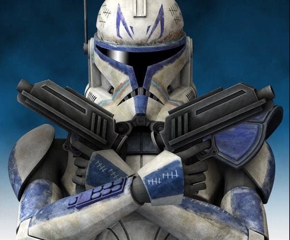 Geheugen Uitstroom Helder op Captain Rex Clone Trooper Helmet Animated / Phase 2 TCW Star - Etsy Finland