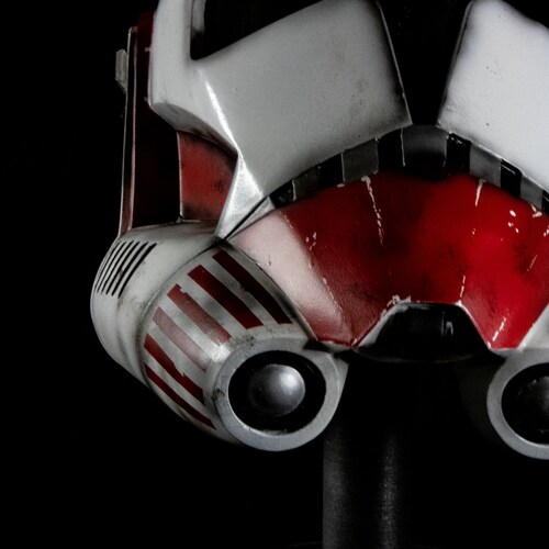 SHOCK TROOPER HELMET Clone Trooper Helmet / Animated Tcw Series Helmet / Cosplay Helmet shops Star Wars / Clone Wars Trooper
