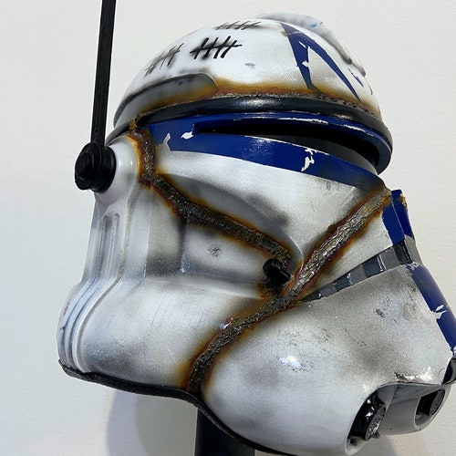 Heavy Damaged Captain Rex Clone Trooper helmet Phase 2 / shops Star Wars helmet / Clone Wars helmet / Clone Trooper helmet Star Wars gift