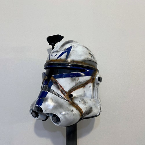Heavy Damaged Captain Rex Clone Trooper helmet Phase 2 / shops Star Wars helmet / Clone Wars helmet / Clone Trooper helmet Star Wars gift