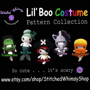 Amigurumi Ghost with Pirate Costume Crochet Pattern image 7