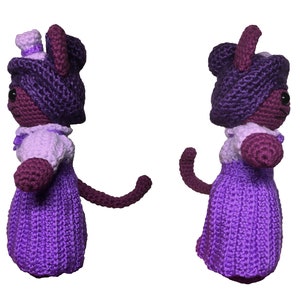 Vote Meow Kitty Suffragette of Color Amigurumi Crochet Pattern & Sticker Design image 3