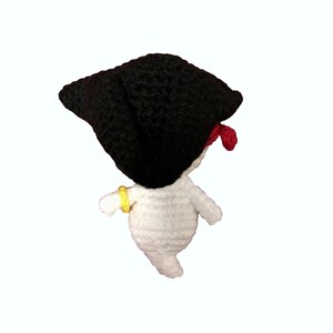 Amigurumi Ghost with Pirate Costume Crochet Pattern image 2