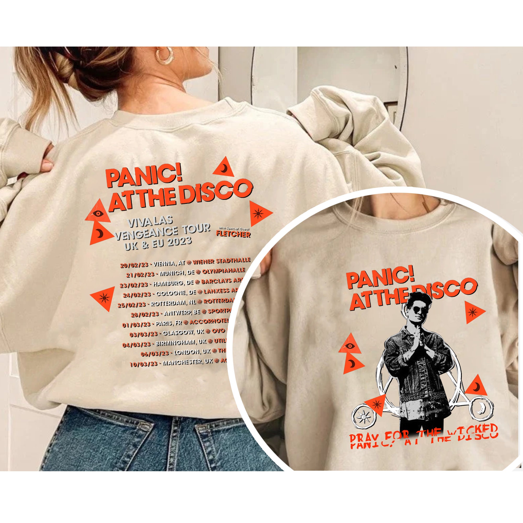 Discover Panic At The Disco Tour 2023 , Viva Las Vengeance Tour, Panic At The Disco Tour 2023 Gift
