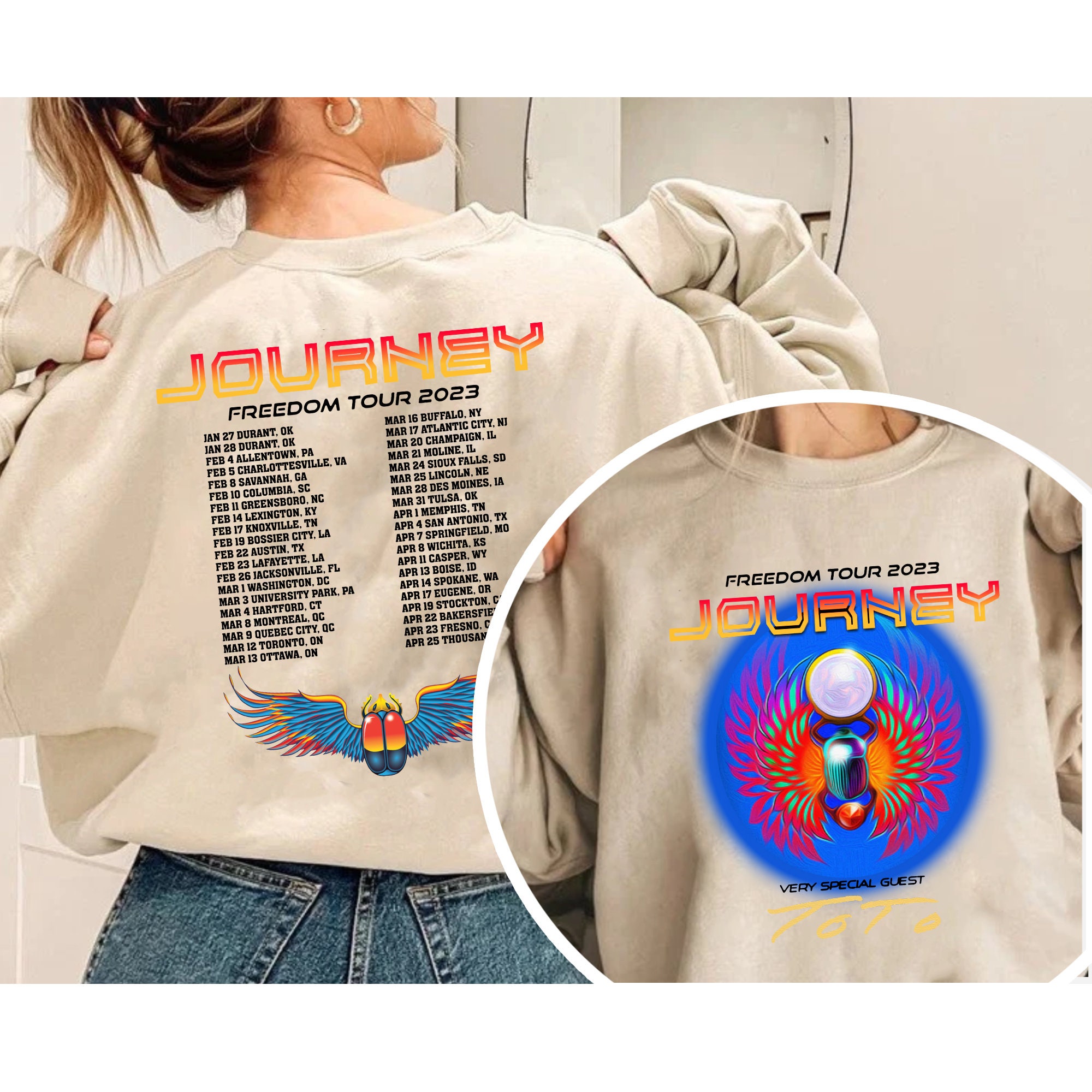 journey tour shirt 2023