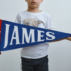 Felt Name Pennant - Custom Felt Pennant - Vintage Pennant - Pennant Flag - Felt Name Pennant - Custom Pennant - Name Pennant - Wall Pennant