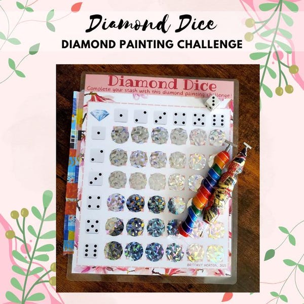 Diamond Painting Challenge, Diamond Painting, Scratch Off, Diamond Art, Diamond Dice, Diamond Painting Stash, DP, DP Collection, Stash