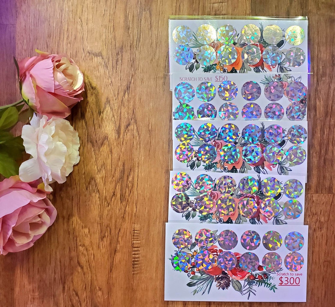 Scratch off Savings Challenge, Money Challenge, Savings, Mystery ...