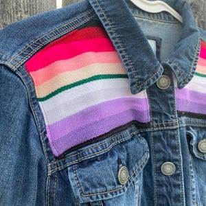 Upcycled Denim Jacket-Women’s Size Large