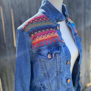 Upcycled Denim Jacket- US women’s size M