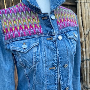 Upcycled Denim Jacket- US women’s size S