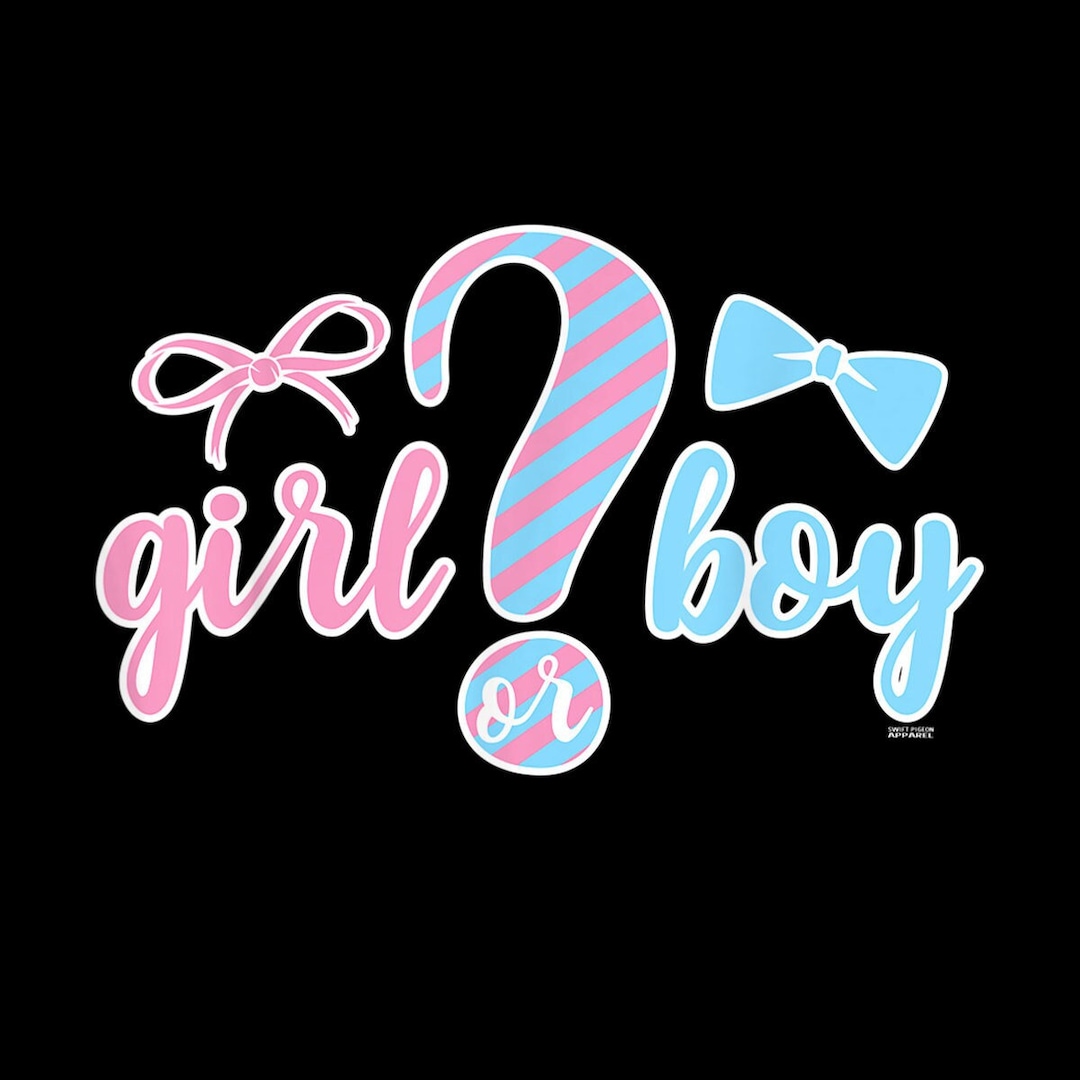 Girl or Boy Baby Gender Reveal Party PNG. Etsy