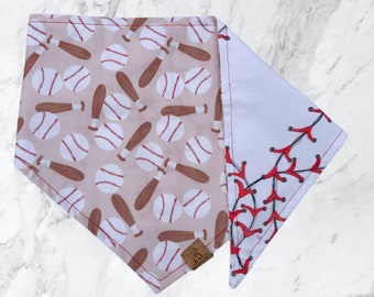 Baseball Reversible Pet Bandana