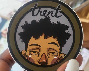 SOLD OUT - Trent Avatar | Trent Lane | Afro-Daria Sticker | Afro Punk | Daria Fan | Sick Sad World | 90s Cartoons | Nostalgia | MTV