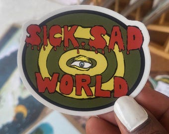 Sick Sad World | Afro-Daria Sticker