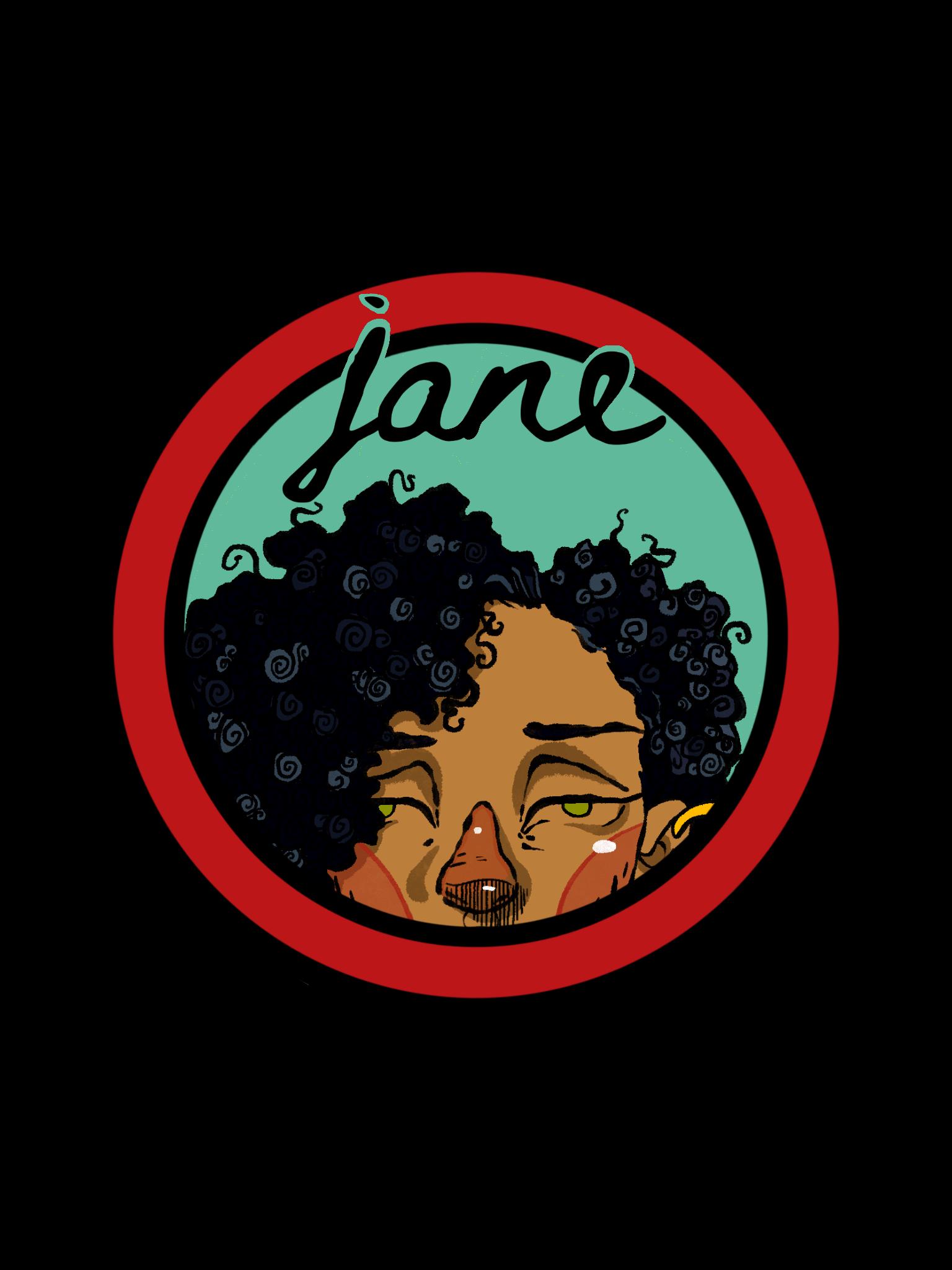 Jane Avatar | Afro-daria Sticker | Jane Lane | Afro Punk | Daria Fan ...