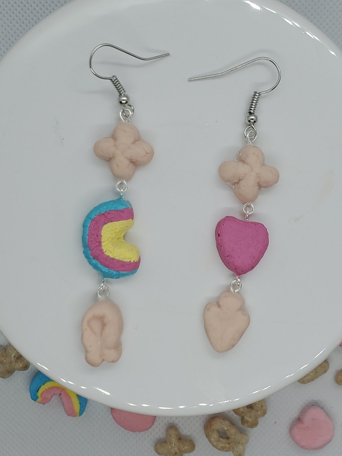 Cereal Earrings Lucky Charms Earrings Breakfast Earrings Etsy