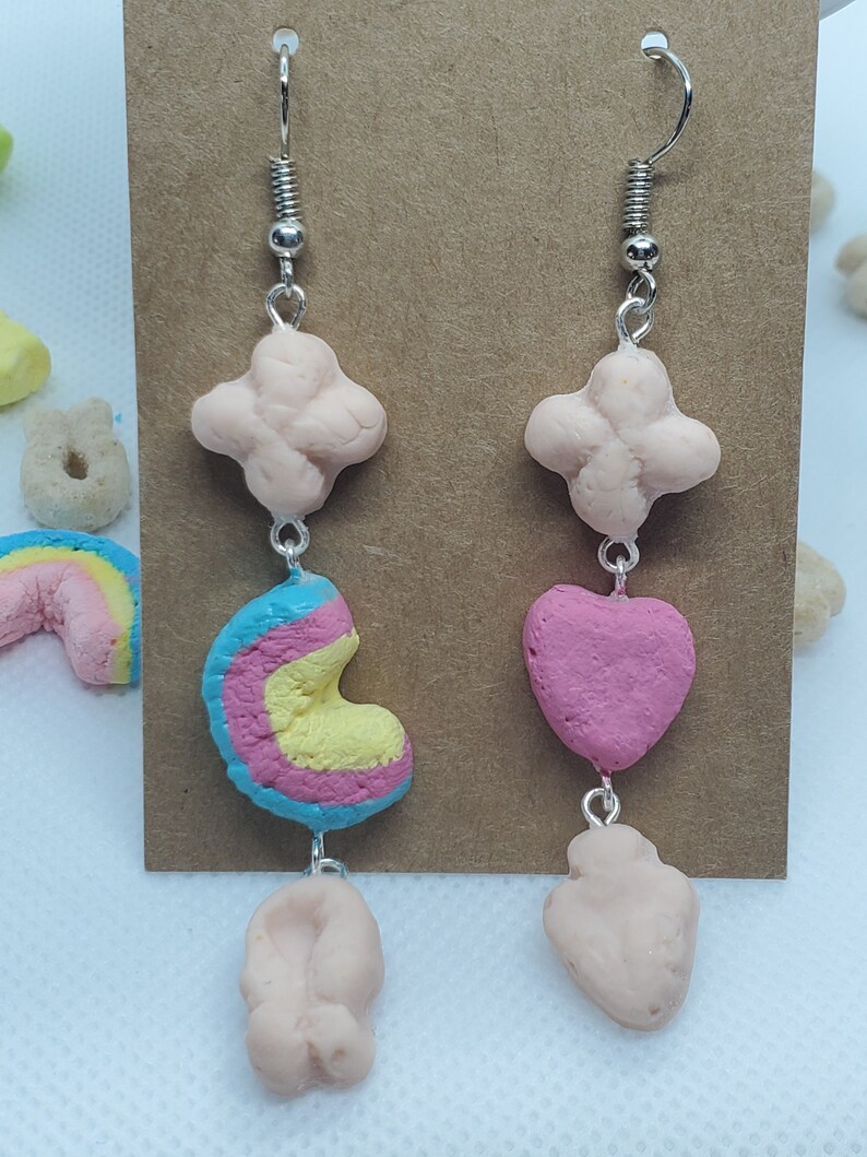 Cereal Earrings Lucky Charms Earrings Breakfast Earrings Etsy