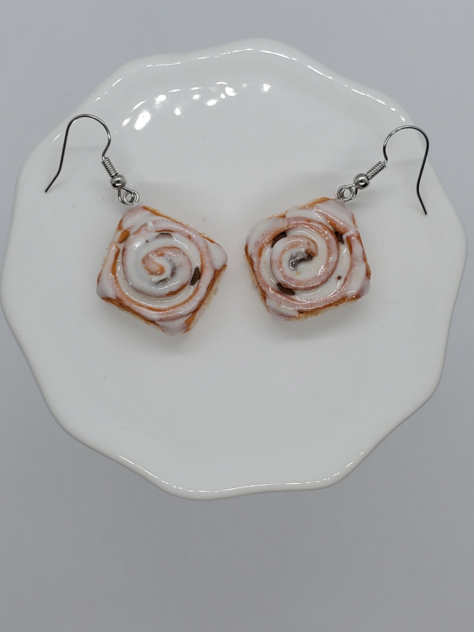Cinnamon Roll Earrings Roll Earrings Bread Earrings Etsy