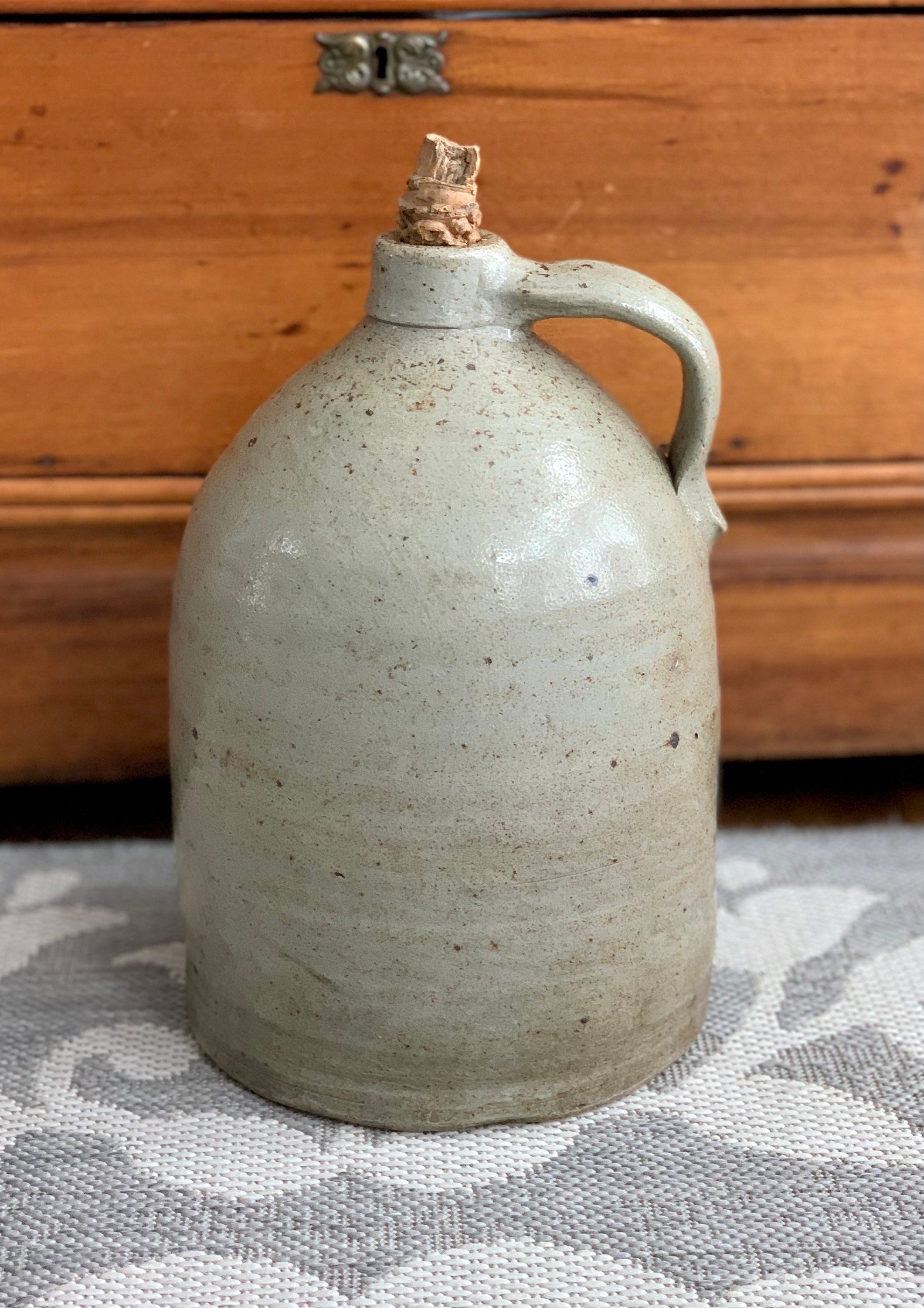 Antique E.W. Farrington Elmira NY Stoneware Whiskey Jug Etsy